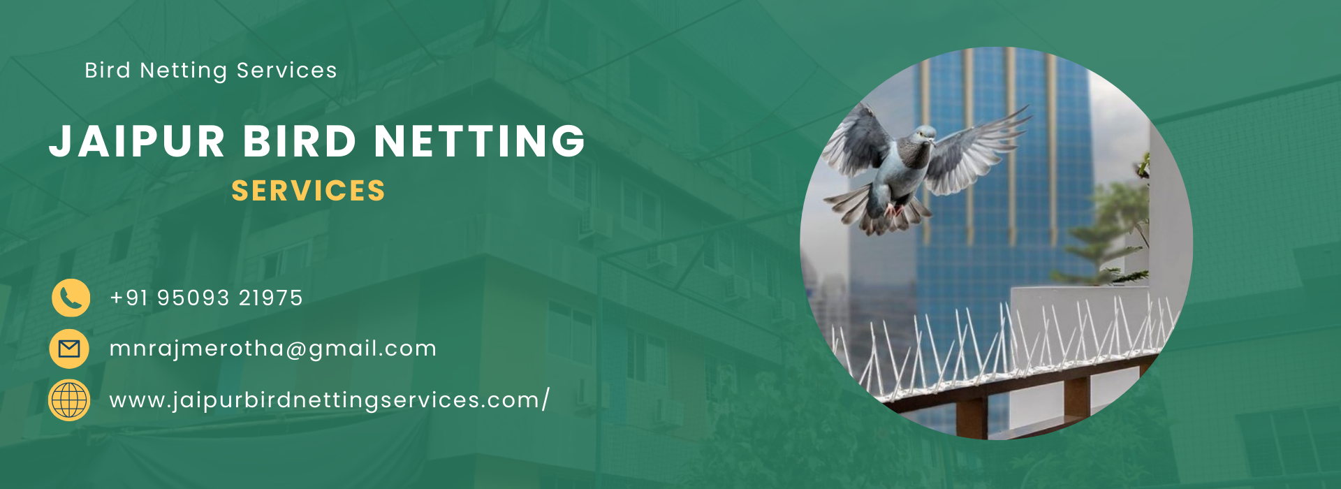 Jaipur Bird Netting Services